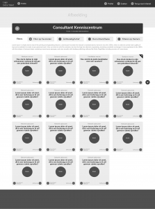 Pagina layout waar de verschillende methodes opgesomd worden.