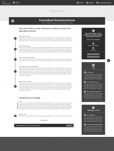 Pagina layout hoe de methode inhoudelijk te zien is.